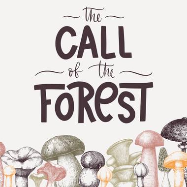 Enamel mug design: retro travel and outdoors lettering and illustration.