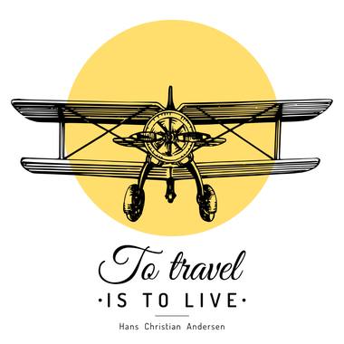 Enamel mug design: retro travel and outdoors lettering and illustration.