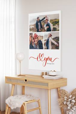 Interior pin: photo products styled in a room set.