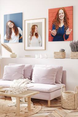 Interior pin: photo products styled in a room set.