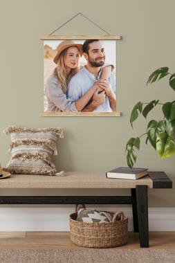Interior pin: photo products styled in a room set.
