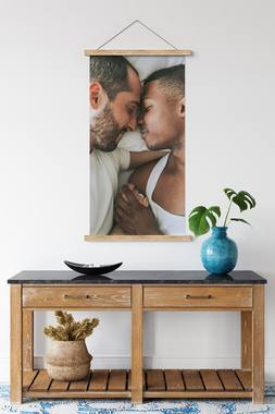 Interior pin: photo products styled in a room set.
