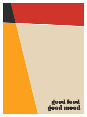 Typographic poster: one line set many different ways.