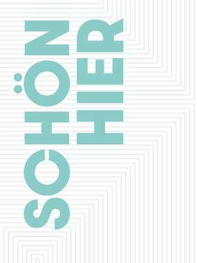 Typographic poster: one line set many different ways.