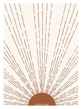 Typographic poster: one line set many different ways.
